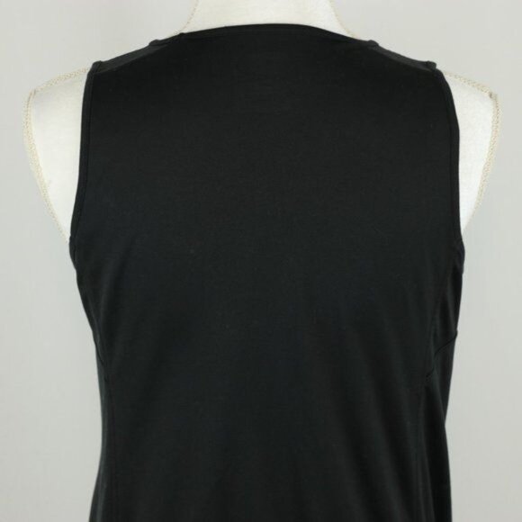 REI Women's Small Black Drawstring Waist Scoop Neck Quick Dry Tank Top - Picture 5 of 8